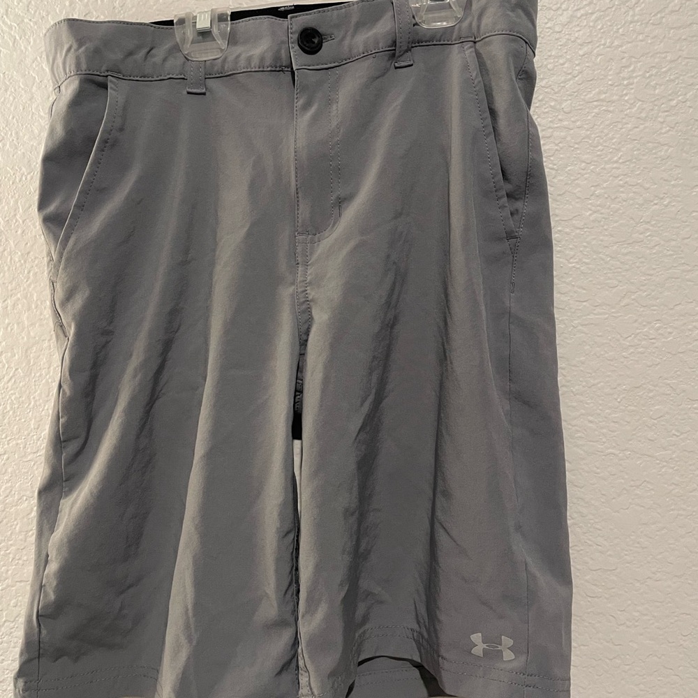 Under Armour Kids Athletic Gray Shorts